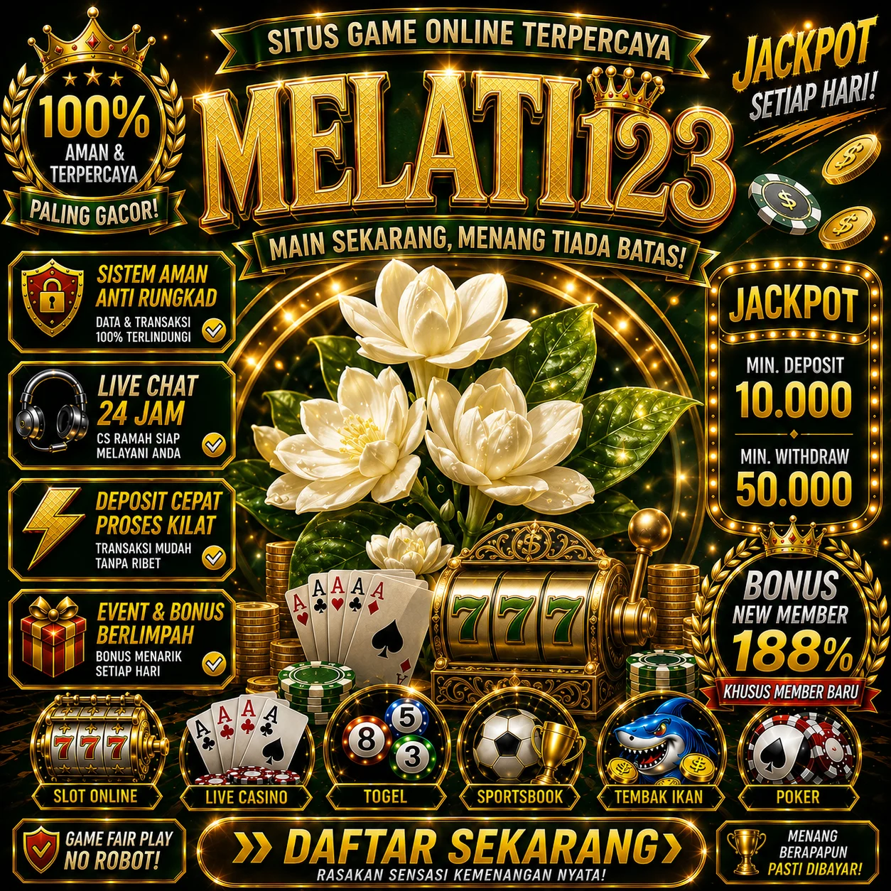 MELATI123 Banner